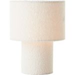 Brilliant Tischlampe Teddy Metall Textil Beige | 230mm - Geeignet für 1x E27