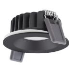 Ledvance LED-Spot Air Fix Aluminium Schwarz 6W 480lm 36D - 927 Extra Warmweiß | Ausschnitt 68mm - IP65 - Höchste Farbwiedergabe - Dimmbar
