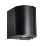 Nordlux Canto 2 Wandleuchte Aluminium Schwarz Up & Down 10.6W 500lm - 830 Warmweiß