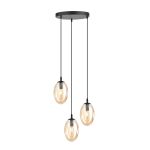 Emibig Pendelleuchte Astral Stahl Schwarz | Geeignet für 3x E14 - Max 10W