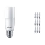 Mehrfachpackung 10x Philips Corepro LED E27 Tubular Stick Matt 9.5W 1050lm - 840 Kaltweiß | Ersatz für 75W