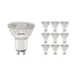 Mehrfachpackung 10x Noxion PerfectColor LED-Spot GU10 PAR16 4W 345lm 36D - 930 Warmweiß | Höchste Farbwiedergabe - Dimmbar - Ersatz für 50W