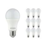 Mehrfachpackung 10x Noxion Lucent Classic LED E27 Birne Matt 9.5W 1055lm - 827 Extra Warmweiß | Ersatz für 75W