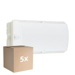 Mehrfachpackung 5x Philips LED Sicherheit Ledinaire WL055V Weiß 6W 630lm - 840 Kaltweiß | 374x150mm – IP65
