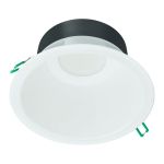 Philips LED Downlight Coreline DN142B Aluminium Weiß 11W 1200lm 60D - 830 Warmweiß | Ausschnitt 155mm - IP20 - Weiß Reflektor