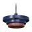 Ledvance LED Pendelleuchte Decor Layers Pendelleuchte Stahl Blau | Geeignet für 1x E27