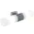 Nordlux Tangens Wandleuchte Glas und Metall Chrom | IP44 - Geeignet für 2x E14