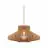 Nordlux Manago Pendelleuchte Holz Braun | Geeignet für 1x E27