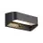 Nordlux Marcellio Wandleuchte Schwarz 5W 400lm - 830 Warmweiß| IP54 - mit Schalter