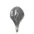 Calex XXL Organic Evo Titanium LED E27 Fadenlampe 6W 90lm- 818 Extra Warmweiß | Dimmbar