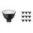 Mehrfachpackung 10x Philips Master LED Spot GU5.3 MR16 6.7W 410lm 10D - 927 Extra Warmweiß | Höchste Farbwiedergabe - Dimmbar - Ersatz für 35W