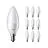 Mehrfachpackung 10x Philips Corepro LED Kerze E14 Matt 5W 470lm - 827 Extra Warmweiß | Ersatz für 40W