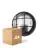 Mehrfachpackung 4x D'Lite Wandleuchte Ecco Schwarz Rund | IP54 - Geeignet für 1x E27