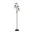 Eglo Stehlampe Townshend 5 Stahl Holz Schwarz | IP20 - Geeignet für 2x E27 