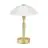 Eglo Tischlampe Solo 1 Stahl Gold Weiß | IP20 - Geeignet für 1x E14 