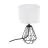Eglo Tischlampe Carlton 2 Stahl Schwarz | IP20 - Geeignet für 1x E14 