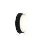 Ansell LED Bulkhead Helder Circular Plain Black 12W 1058lm - 830-840-865 CCT | 215mm - IP54 