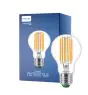 Philips MASTER LED Glühbirne Ultra Efficient E27 Birne Klar 5.2W 1095lm - 830 Warmweiß | Ersatz für 75W
