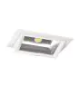 LED Downlight Wallwasher Wally Maxi Weiß 46W 6400lm 70x75D - 840 Kaltweiß - 238x145mm
