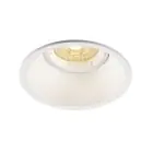 SLV Horn-O Spot Aluminium Whit Runde | Ausschnitt 95mm - Geeignet für 1x GU10 