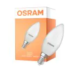Osram Classic LED E14 Kerze Matt 7.5W 806lm - 840 Kaltweiß | Ersatz Für 60W