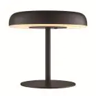 Nordlux Tischlampe Solar Elmer Akku Schwarz 2W 100lm - 830 Warmweiß | 3-Stufen Dimmbar 