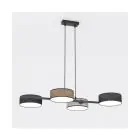 Emibig Pendelleuchte Drumz Stahl Schwarz | Geeignet für 4x E14 - Max 10W