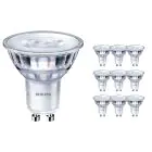 Mehrfachpackung 10x Philips Corepro LED Spot GU10 PAR16 3W 230lm 36D - 830 Warmweiß | Dimmbar - Ersatz für 35W