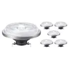Mehrfachpackung 6x Philips MASTER LED Spot G53 AR111 10.8W 620lm 24D - 930 Warmweiß | Höchste Farbwiedergabe - Dimmbar - Ersatz für 50W