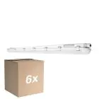 Mehrfachpackung 6x Ledvance LED Feuchtraumleuchte Feuchtigkeitsdicht 58W 8000lm - 865 Tageslichtweiß | 150cm