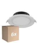 Mehrfachpackung 6x Noxion LED Downlight Hera Eben Einbau Weiß 15W 1500lm 80D - 827-830-840 CCT | 168mm - Ausschnitt 144mm