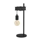 Eglo Tischlampe Townshend 6 Stahl Schwarz | IP20 - Geeignet für 1x E27 