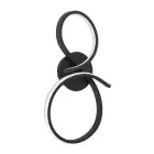 Eglo Wandleuchte Serpins Stahl Schwarz 11.4W 1400lm - 830 Warmweiß