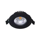Noxion LED Schwenkbar Slim Spot Schwarz Rund 5W 550lm 60D - 940 Kaltweiß | 85mm - IP54 - Dimmbar - Höchste Farbwiedergabe